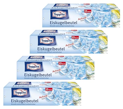 Toppits Eiswürfelbeutel, 4er Pack (4 x 10 Beutel)