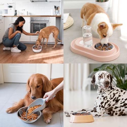 AMSNINK Antischlingnapf Hunde, Anti Schling Napf Hund, Schlingnapf Hunde, Antischlingnapf Hund, Für Reduzieren Übermäßiges Essen, Schneidbar