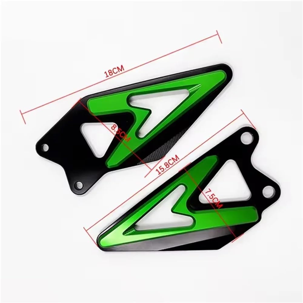 Motorradzubehör Für Kawasaki ZX-6R/ZX6R 2019-2025 Fußstütze Pedal Fersenschutz Fuß Peg Protector Motorrad Fußrasten