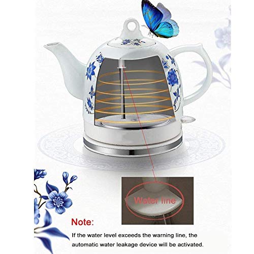 Hervidor eléctrico cerámico inalámbrico 1.2 litros miniatura 4