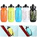 Tizuqe Squeeze Cycling Sports Water Bottle for Biking and Outdoor Activity Cycling Water Bottle Squeeze Bicycles Water Bottle