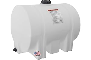 Rust-Proof and Corrosion Resistant 125-Gallon Polyethylene Water Tank for Detailing