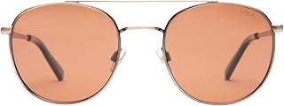 I-SEA Easton - Round Metal Sunglasses - Polarized & 100% UV Protected - Aviator Sunglasses