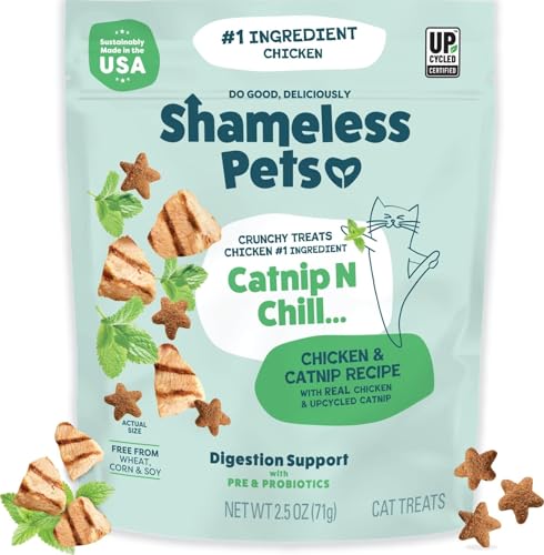 Shameless Pets Crunchy Cat Snacks & Treats...