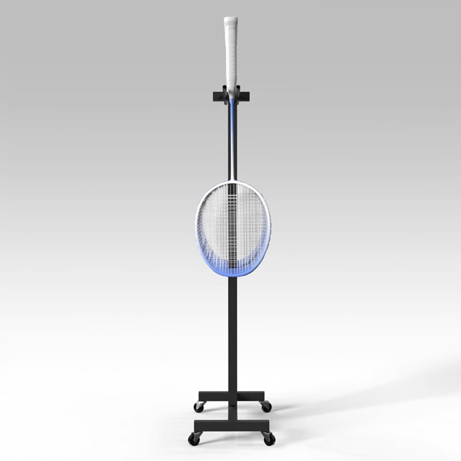 Support pour raquette de badminton idéal en magasins de détail et salons