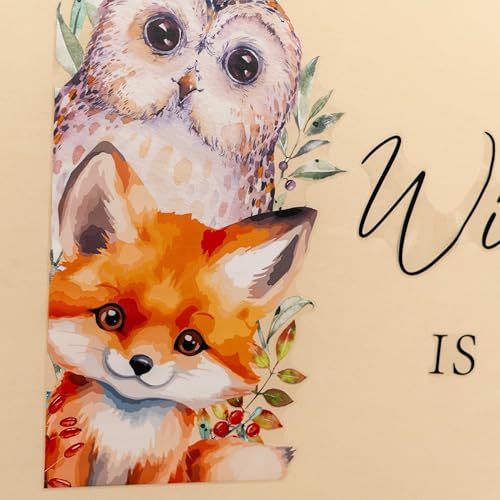Vinilo decorativo infantil con diseño bosque y texto miniatura 7