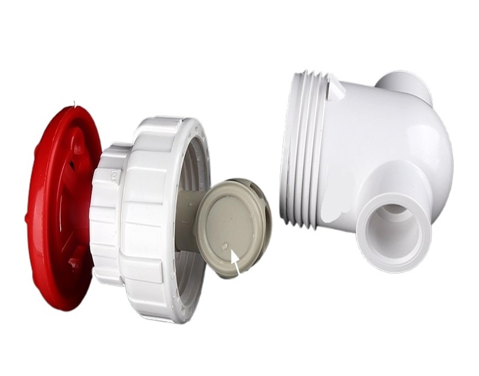 Válvula de compuerta de PVC de 20/25/32/40/50/63mm, irrigación de jardín, acuario, Control de flujo de precisión, válvula de interruptor de rueda manual(1pc dark grey,Inner Dia 63mm)