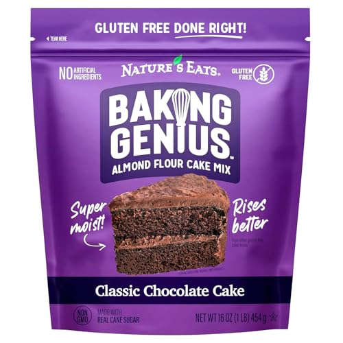 Nature’s Eats Baking Genius Classic Chocolate Cake Almond Flour