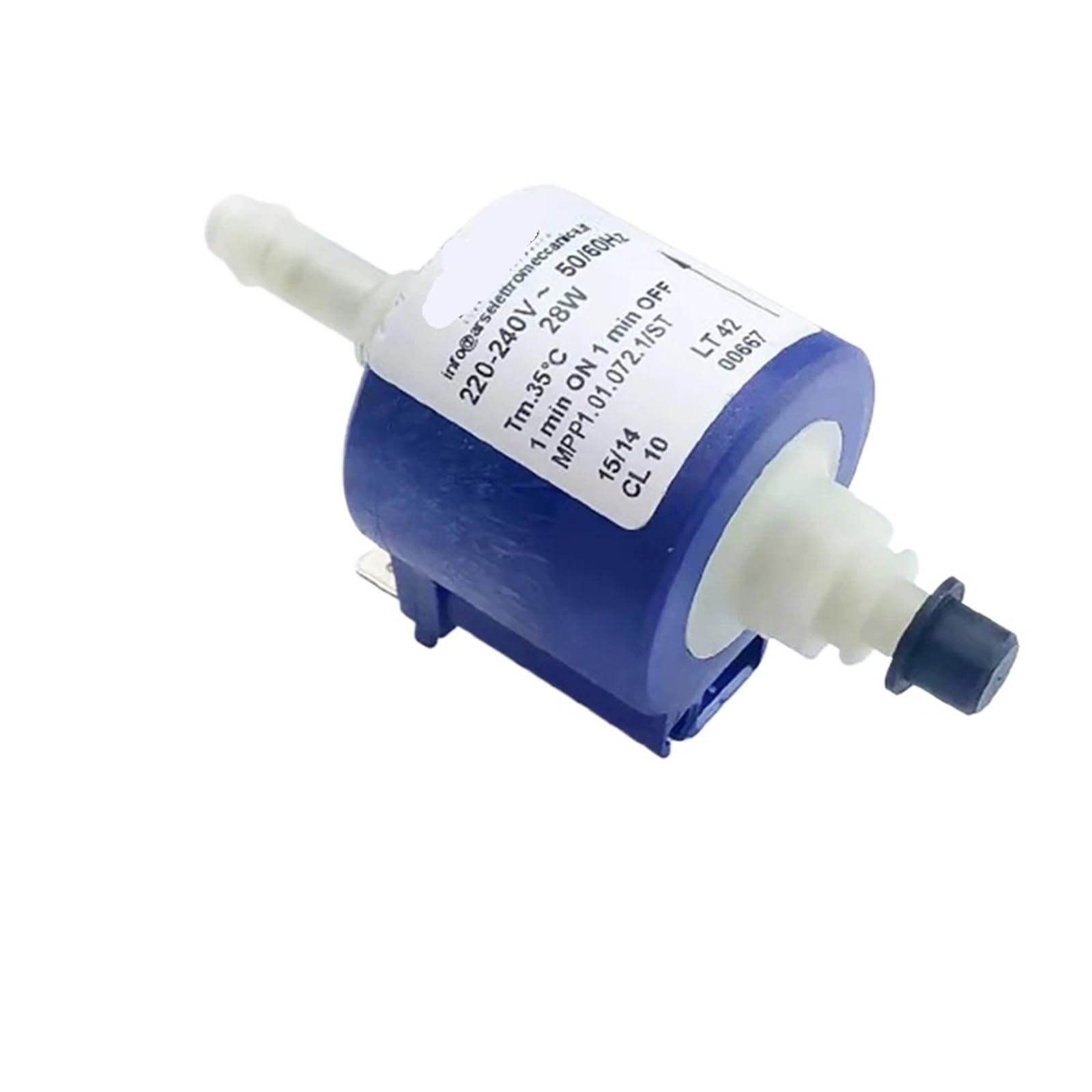 Pompe électromagnétique AC 100V pour machine à café et piston en fer