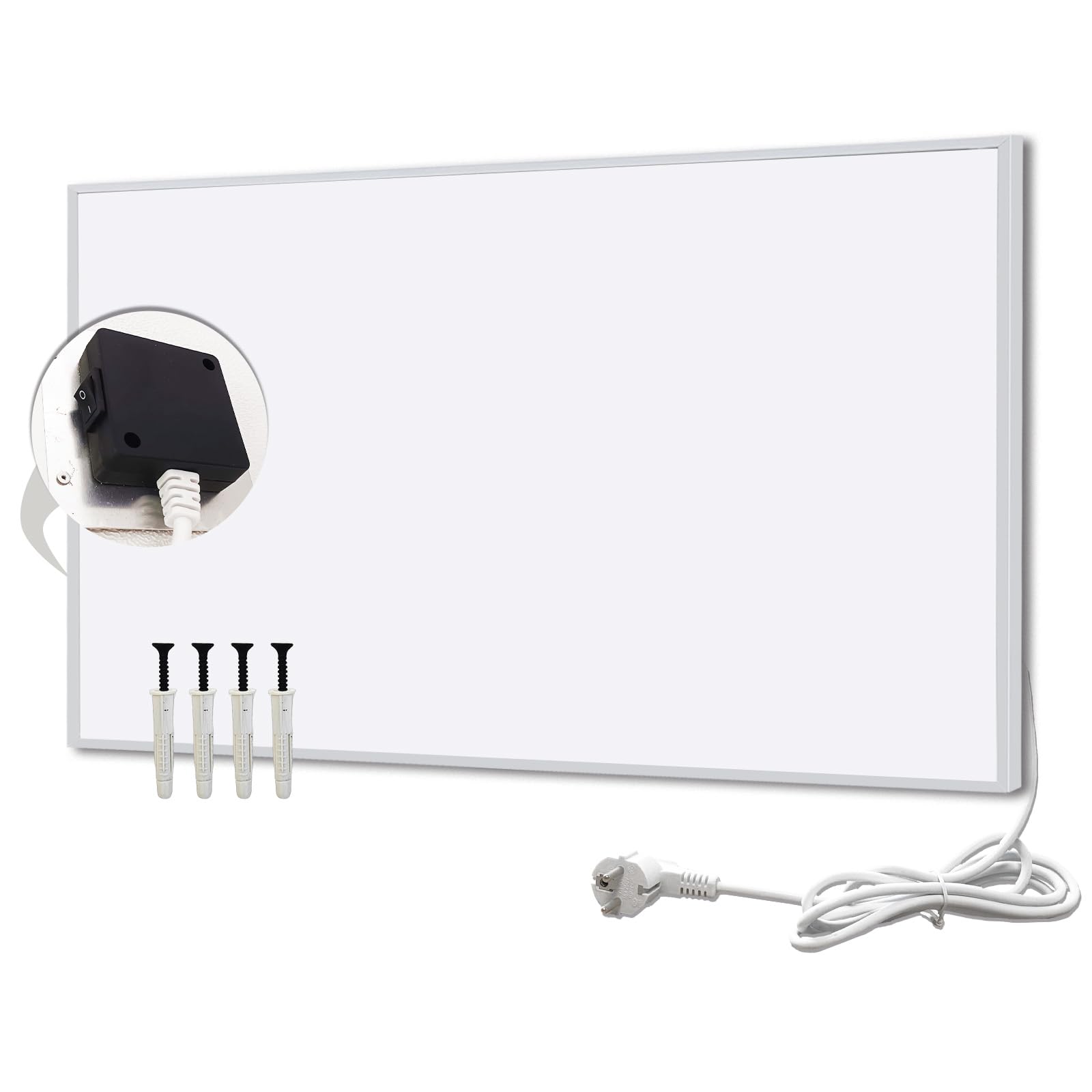 Calefactor Bajo Consumo 180W, Calefacción de Pared por Infrarrojos de Bajo Consumo - calefactor electrico bajo consumo silencioso - 300 * 600mm- TÜV