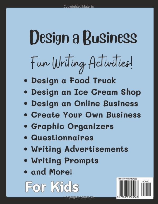 Business Writing for Kids Creative Writing Workbook: Make Writing Fun and Learn About Entrepreneurship (Creative Writing Workbooks - Make Writing Fun ... Fantasy, Opinion & Persuasive Writing) - Image 2