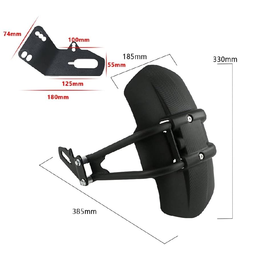 ニンジャ 250 400 マッドガード スプラッシュガード リアフェンダー 忍者250/400オートバイリアフェンダーマッドガードチェーン