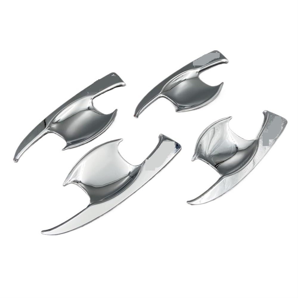 Mlhoghigd One Color Door Handle 1 Set 4Pcs Door Outer Handle Bowl Cover For Fortuner 2016 2017 2018 2019