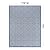 Rugshop Capri Transitional Floral Circles Textured Flat Weave Easy Cleaning Outdoor Rugs for Deck,Patio,Backyard Indoor/Outdoor Area Rug 7'10" x 10' Blue