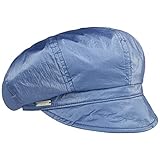 Mit Schirm Seeberger Conny Regencap Damencap Ballonmütze Newsboy-Mütze Schildmütze (One Size - blau)
