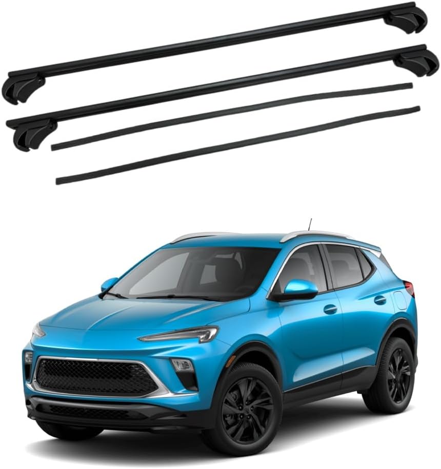 Upgraded 550LBS Roof Racks Cross Bars Fits for Buick Encore GX 2021-2026 Adjustable Aluminum Crossbars Cargo Bar Carrier Luggage Kayak Canoe Electric Rooftop Tent