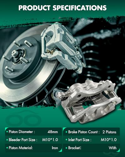 Image of SCITOO Front Right Brake Caliper With Bracket 18B5519 Fit For Ford For Transit-150 2015-2019,For Ford For Transit-250 2015-2019,For Ford For Transit-350 2015-2019,For Ford For Transit-350 HD 2015-2019