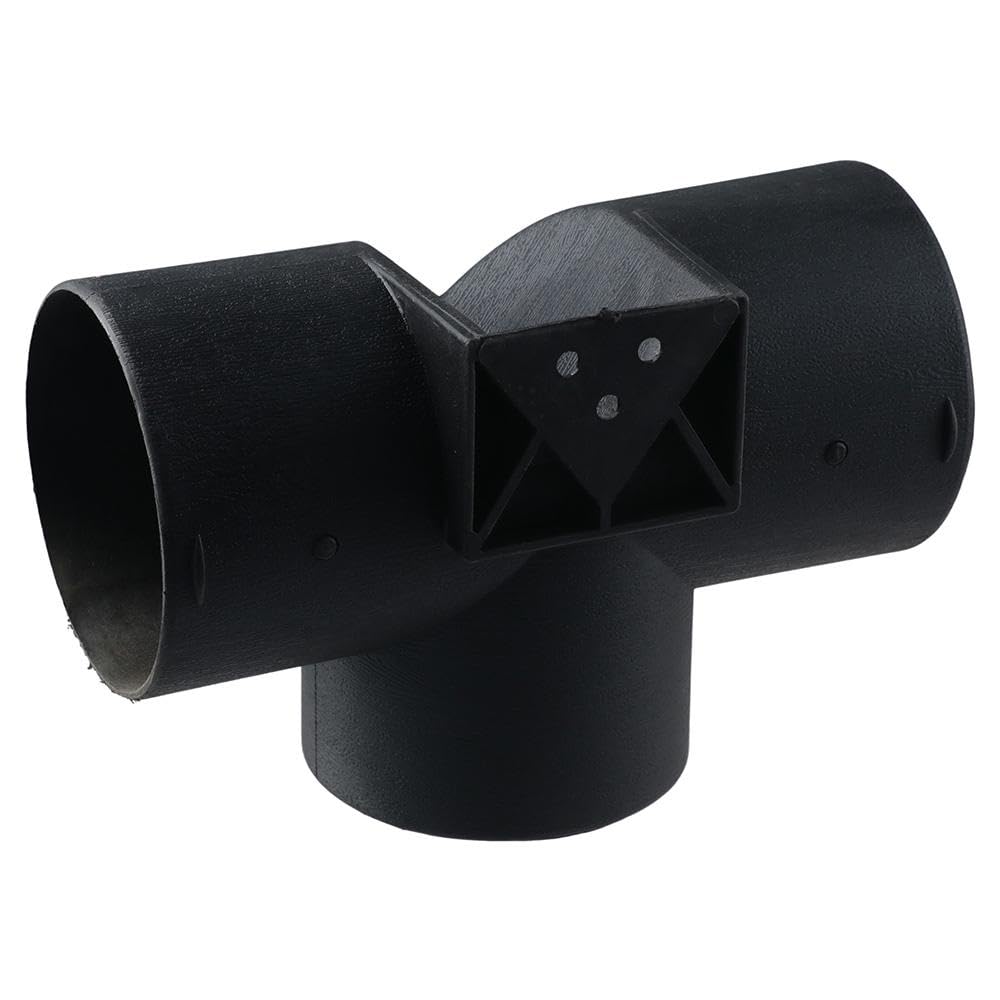 YYlingx 75mm Diesel Heater Pipe Ducting, Black T Shape 3 Way Air Vent Connector Air Duct Car Assessories Parts for Webasto Eberspacher - Image 2