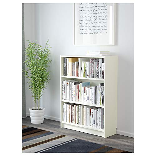 Bookcase Billy White Width: 80 Cm Depth: 28 Cm Height: 106 Cm #TOP4