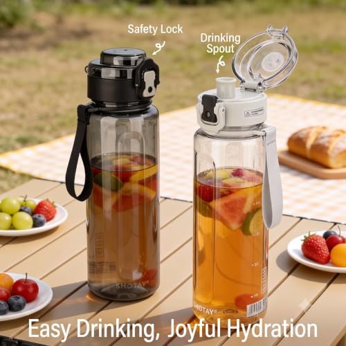 Image of THE VENTI SHOTAY Unbreakable Water Bottle (1L-White)