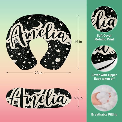 Image of Custom Name Car Seat Canopy - Baby Car Seat Covers, Infant Stroller Cover, Black Pattern Carseat Canopy Christmas Birthday Gifts for Girls and Boys