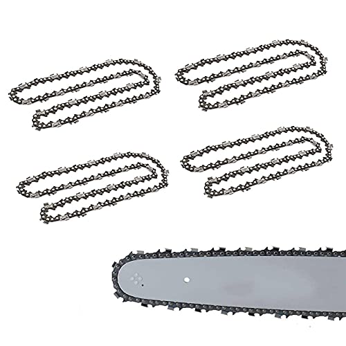 Chainsaw Chain, 2PCS 4 Inch Cordless Electric Portable Chainsaw Chain Mini Chainsaw Replacement Chainsaw Chain Lightweight and Wear-Resistant for Branch Wood Cutting
