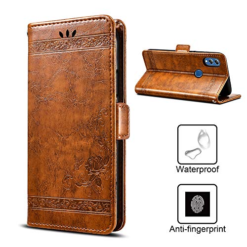 Preisvergleich Produktbild EROYAL für Huawei P30 Lite (2020) 256GB Hülle,Handyhülle LederHülle Schutzhülle Klappbar Handy Tasche Leder Flip Case Cover Mit Magnetverschluß für Huawei P30 Lite (2020) 256GB