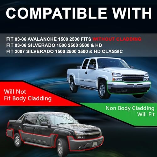 Image of GRAND ORANGE LED Headlight Assembly Compatible with Chevy Silverado & Avalanche 1500 2500 2003-2006 GM250222, GM2503224, 10396913, 15199557, 2503224, 2502224 Clear Lens Black Housing Clear Reflector