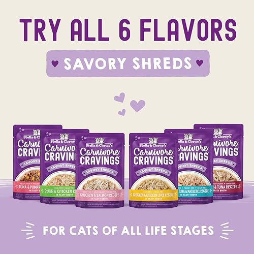 Stella & Chewy's Carnivore Cravings Wet Cat Food - Premium Pouches - Grain Free, High Protein Salmon, Tuna & Mackerel - Perfect For Picky Eaters - Complete Meal or Topper (2.8 oz, 24 Pack) - image 9