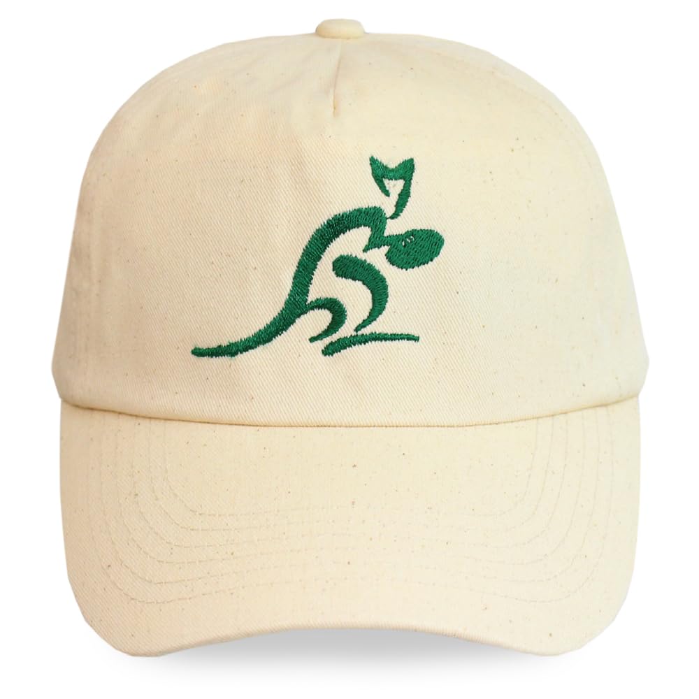 Teddyt's Men's Natural Australia Wallaby Team Baseball Cap Hat (Natural)