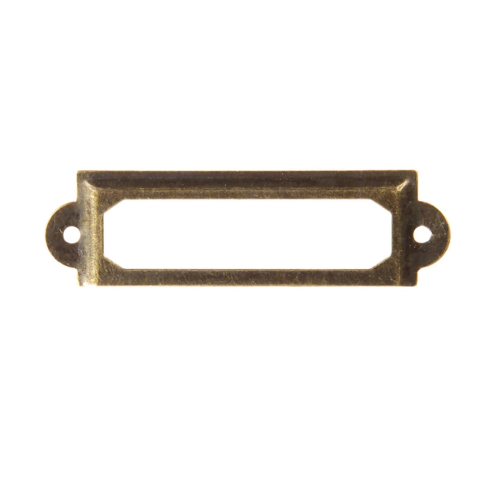 Cidegoo Bronze Antique Brass Drawer Label Pull Frame Handle File Name Card Holder 200Pcs