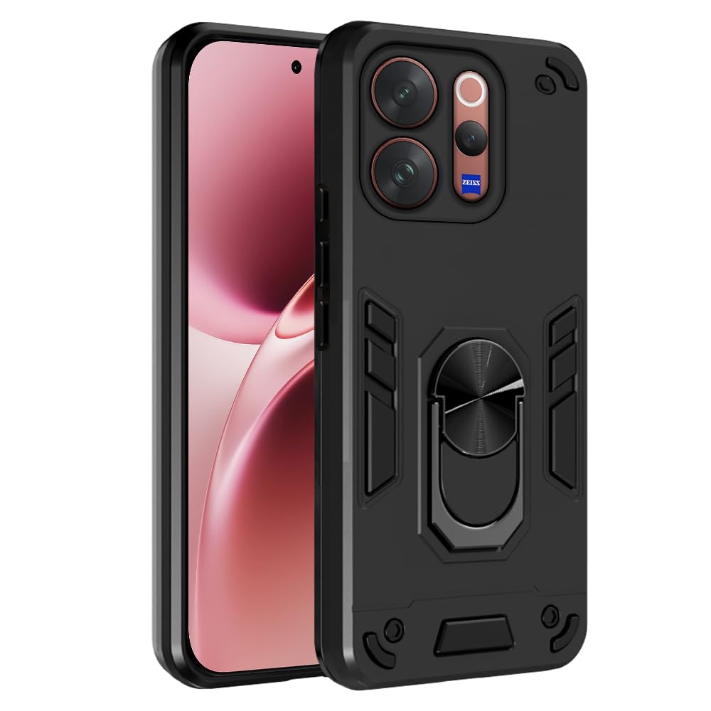 Realme P4 5G Armor Case - Rotating Ring & Kickstand -23