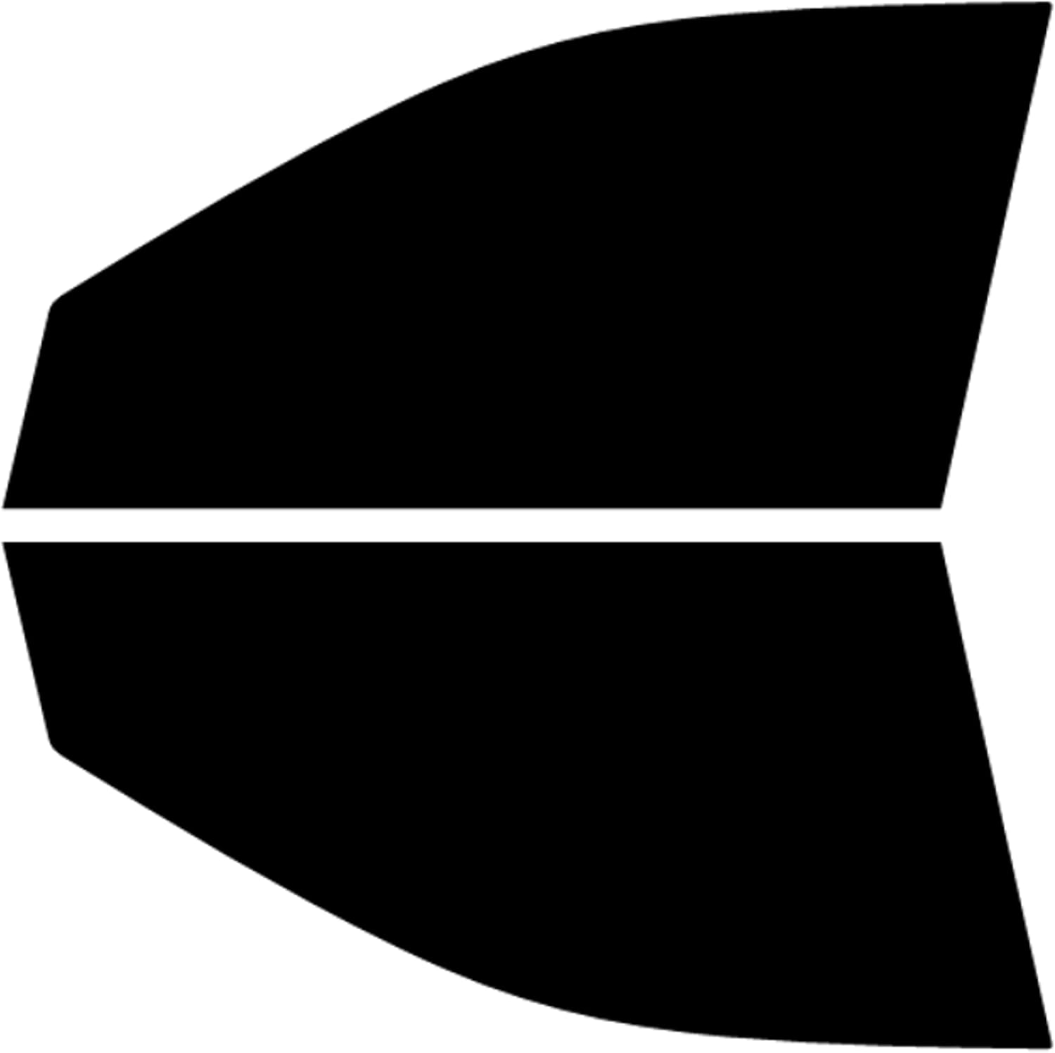 True Line Automotive Precut Auto Window Tint Compatible with Jeep Grand Cherokee 2014-2021 - 20% Front Sides Only - Front Car Window Tint - Window Tint for Cars - Ceramic Window Tint Kit