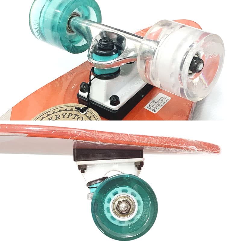 ロングスケートボード ハイビスカス柄 BARFOOT CUSTUM BOARDS