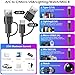 YIFYSUN 5-in-2 Multi Charging Cable for Apple Watch Charger: USB A/C Input, Lightning/Type C/Micro/Mini B/Wireless Output, Compatible with iPhone 15-13, iWatch 1-9, Galaxy S23-22, 4FT (Black)