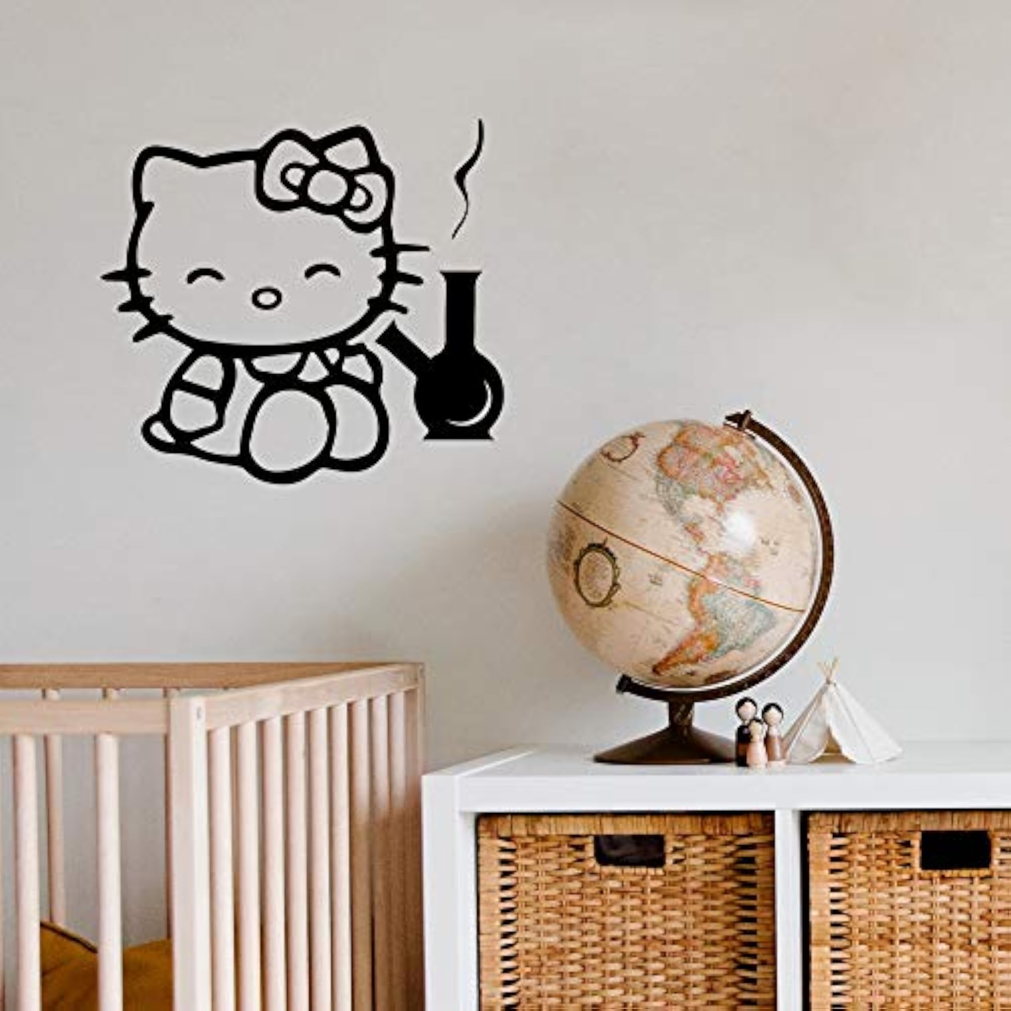 Vinyl Wall Decals 29CM Wall Stickers Black Color