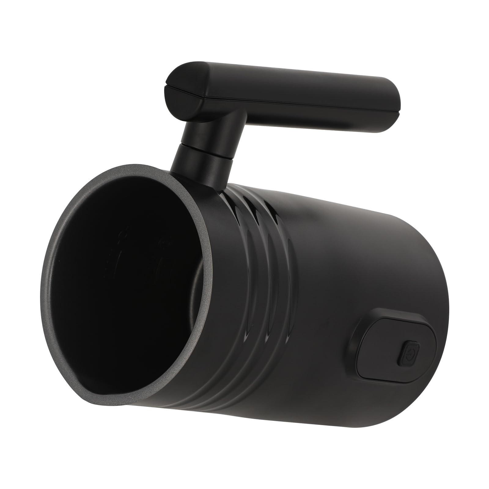 Schiumalatte elettrico da 400 W, con spegnimento automatico, 100-160 ml, rivestimento antiaderente, IPX1, montalatte per caldo e freddo, 10,9 x 15,3 x 19,6 cm (nero)