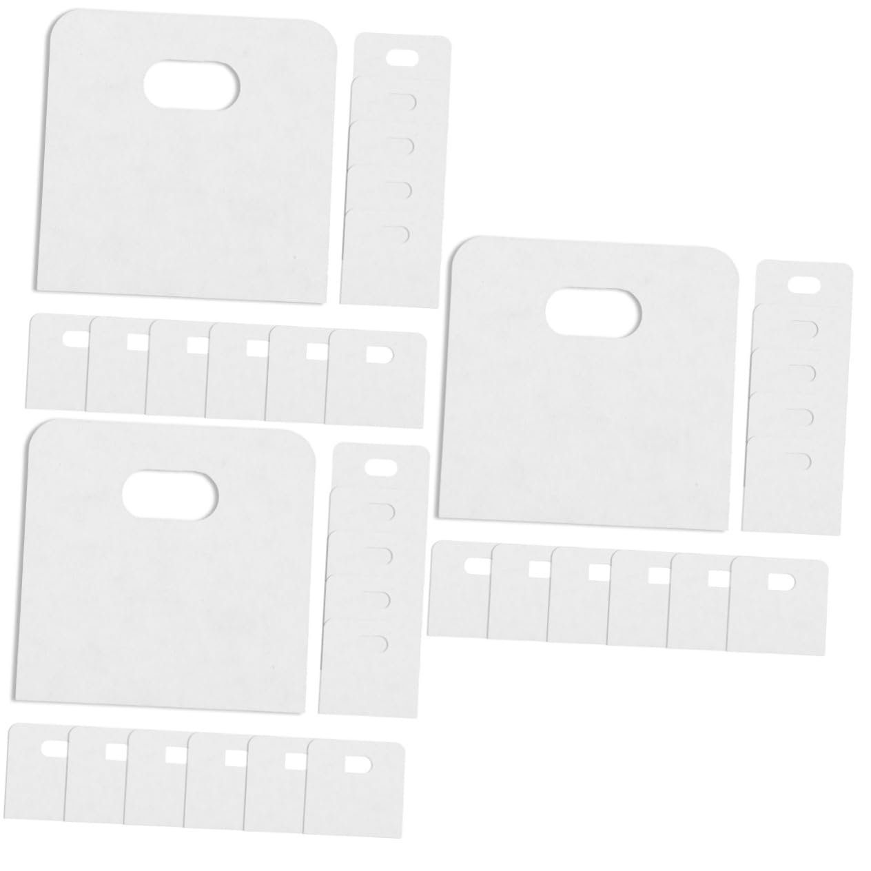 ABOOFAN 3sets Blind Clips Replacement Vertical Blind Repair Tabs Self-Adhesive Fixers 40pcs*3