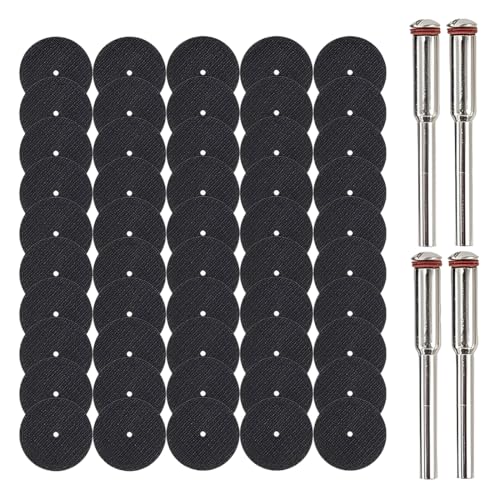 THQAE 50 Pcs disques à tronçonner compatibles avec les accessoires Dremel, disques à tronçonner de 32 mm pour outils rotatifs, pour métal, acier et...