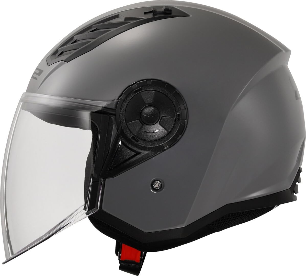 LS2, Casco Moto Jet AIRFLOW II nardo grey, M | Almohadillas de espuma 3D cortadas con láser para un ajuste perfecto