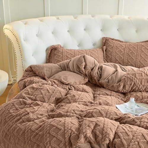 Nayoroom Bettwäsche Flanell 200x200 Winter Warme Kuschel Bettbezug...