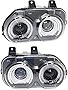For 2015 2016 2017 2018 Dodge Challenger Headlight Driver and Passenger Side CAPA Certified w/Bulbs CH2502267 CH2503267 | 68174065AF, 68174064AF Halogen