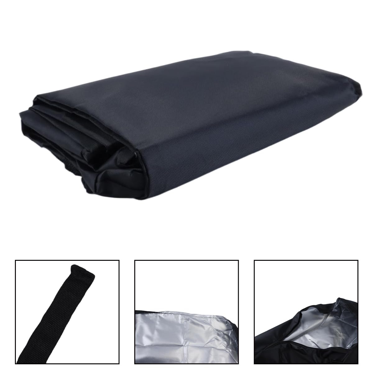 Bolsa de almacenamiento para silla de ruedas, resistente, negra, impermeable y resistente. Bolsa de transporte grande y plegable para sillas de ruedas, andadores y sillas de transporte.