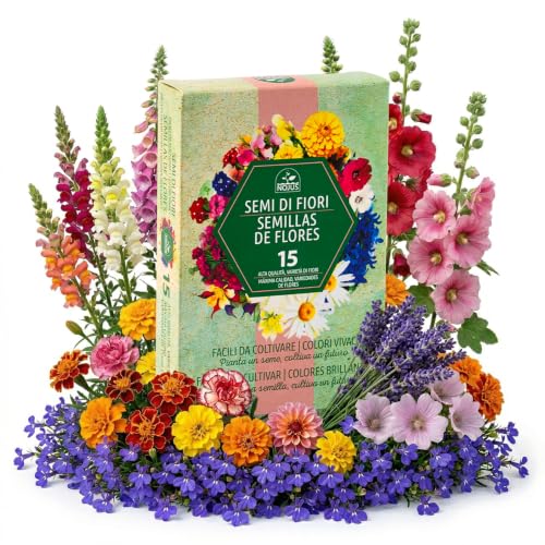 Flower Seed Collection Cottage Garden & Border Favorites, ispirato alla Horticultural Society, nonOGM, semi di qualità