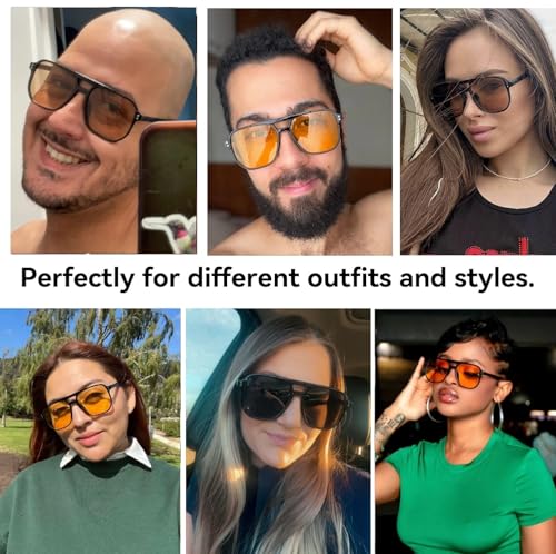 100 Pack Wholesale Retro Square Sunglasses Classic 70s Style Plastic Frame UV400 Protection Bulk Lot Resellers2