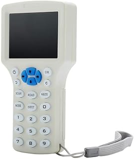 RFID NFC Card Copier Reader,Portable Handheld English Multi-Frequency RFID Id/Ic Card Reader Writer Copier Duplicator,Supports Id Full-Frequency Copy,Copy All Kinds of The Id/Ic Card