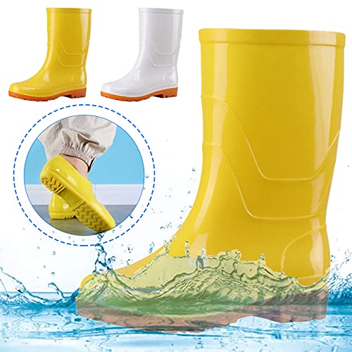 Rain Boots for Women Waterproof Wide Calf Rubber Boots Lightweight Anti-Slipping Garden Shoes Outdoor Rainboots for Hunting Gardening Farming3