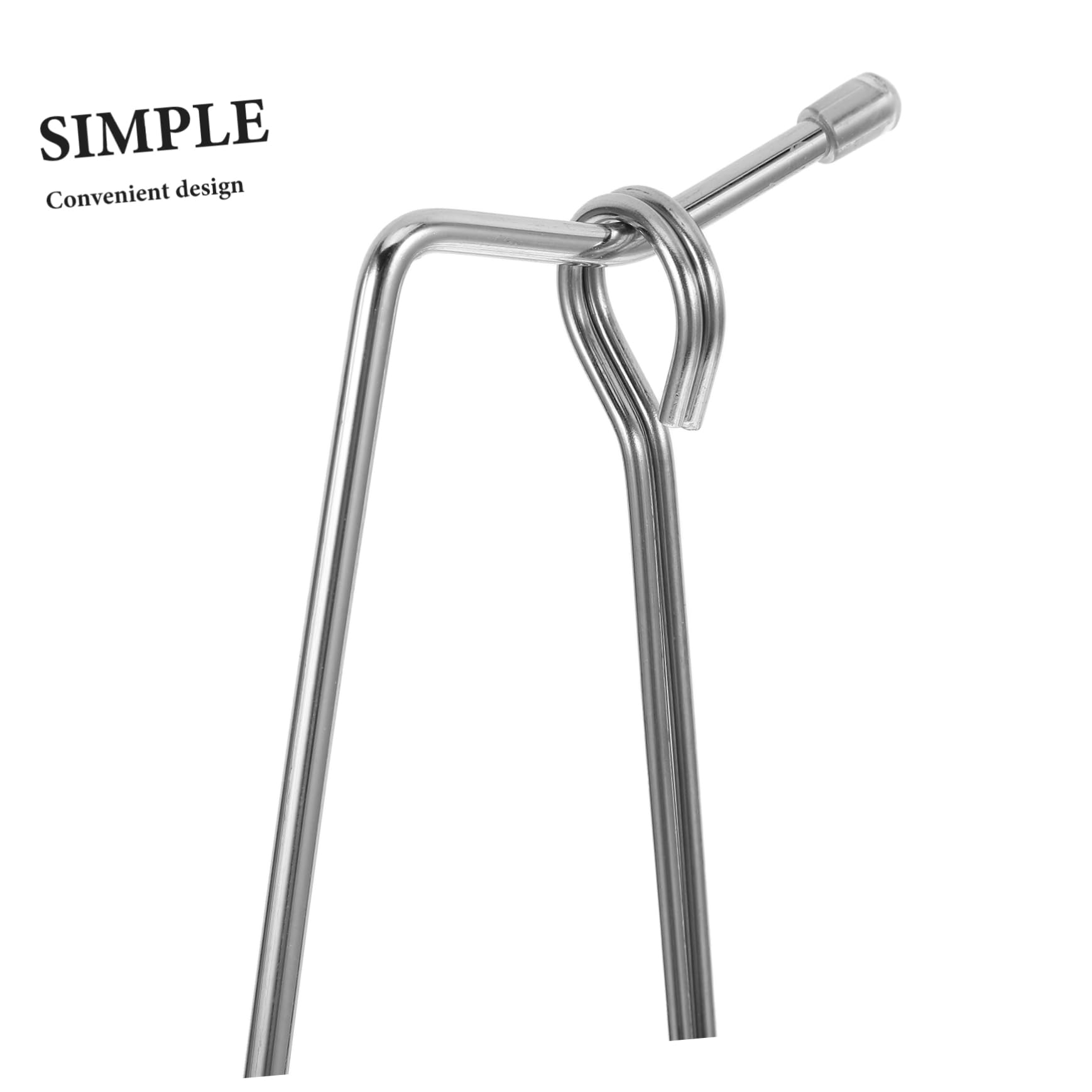 ULTECHNOVO Support À Brochettes En Acier Inoxydable Suspendu Avec 2 Brochettes Porte Brochette Barbecue Stable Pour Jardin Camping Et Barbecue Extérieur