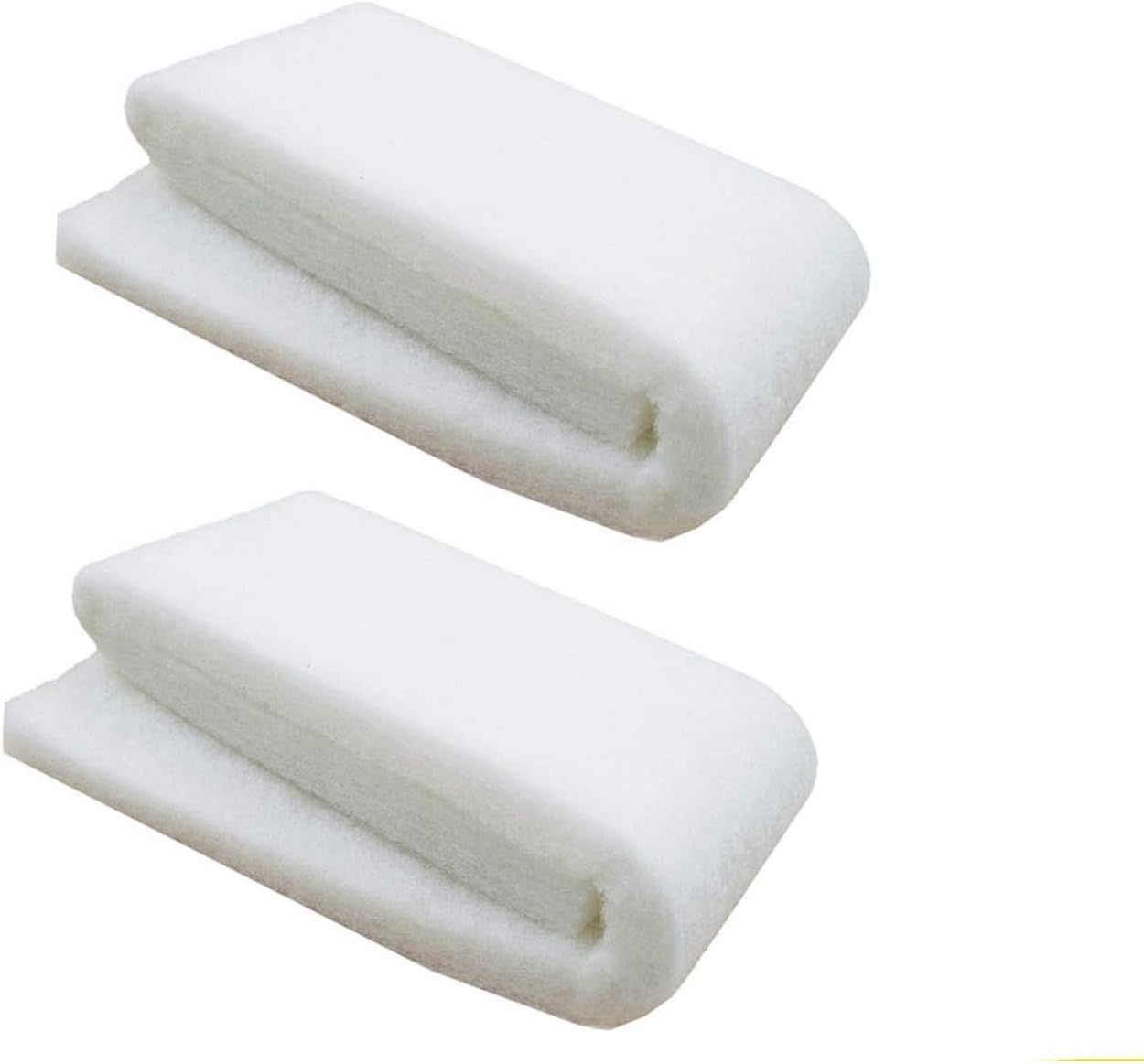 Yaathumaagi Aquarium Tank White Filter Sponge - 6 Feet Layer (Pack of 2)