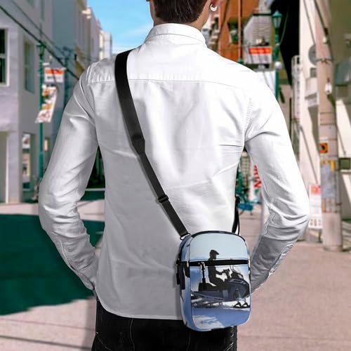 Personalized Small Crossbody Bag Water Resistant Messenger Bags Mini Snowmobile Printing SlingBag For Men Women4